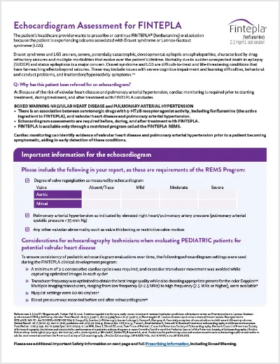 Echocardiogram Assessment Sheet