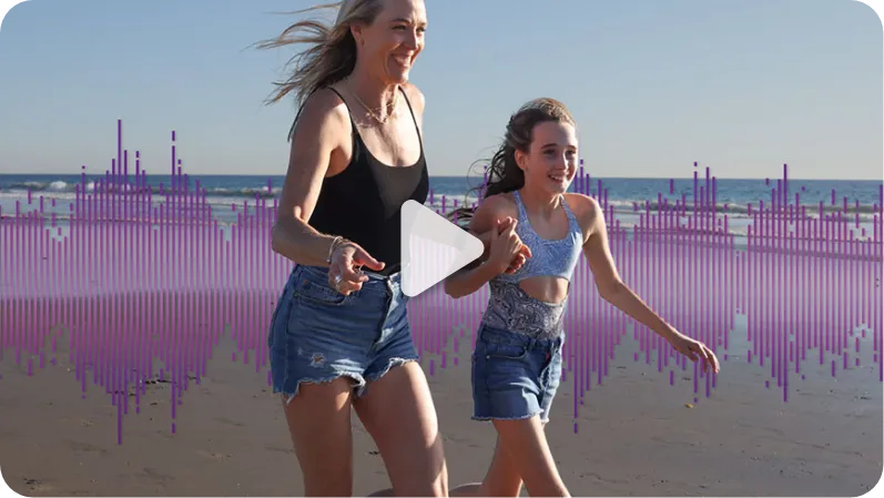 Video of Callie, a FINTEPLA® patient, enjoying a beach day.