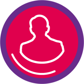 Icon for connecting with Key Account Manager.