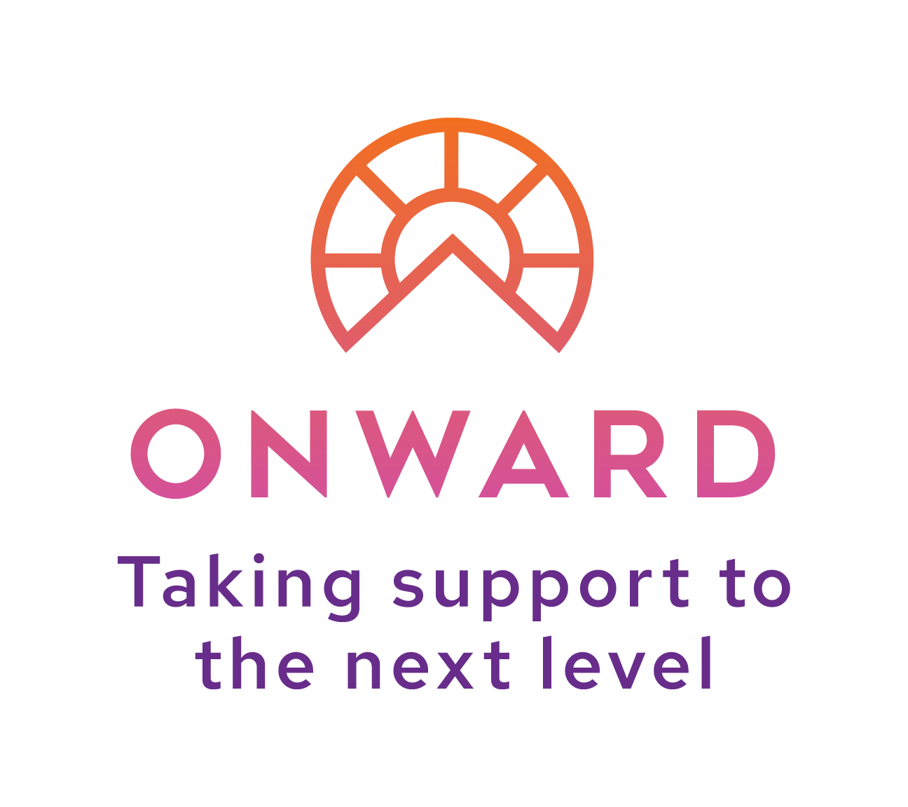ONWARD™ Taking support to the next level logo.